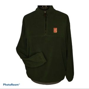 Timberline Colorado Forest Green Fleece 1/4 Zip L